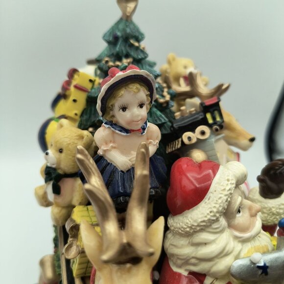 Fitz and Floyd Santa Christmas Car Musical Figurine Vintage Holiday Decor - Picture 6 of 13